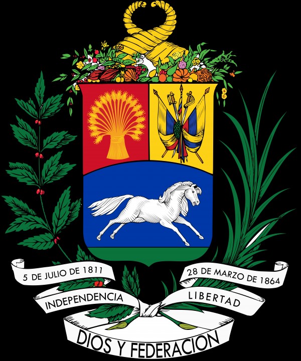 Venezuela United States Coat of Arms1864-1953 by Fun With Flags